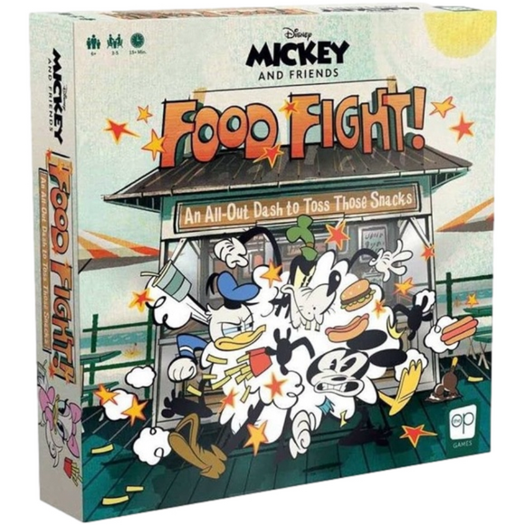 Disney Other - Disney Mickey & Friends Food Fight Board Game - NWT